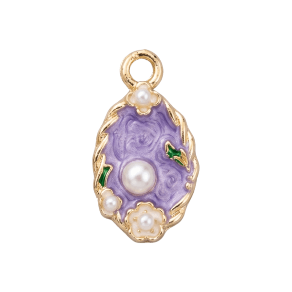 Purple Garden Locket — Charms by Sitaish