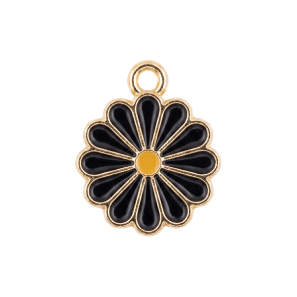 Onyx Daisy — Charms by Sitaish