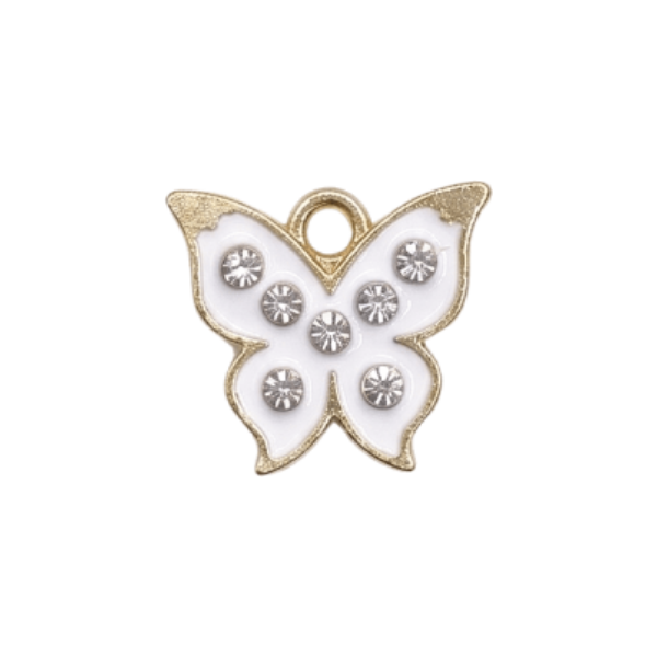 Pearl Crystal Butterfly — Charms by Sitaish