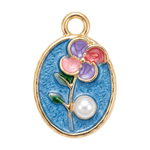 Azure Garden Locket — Charms by Sitaish